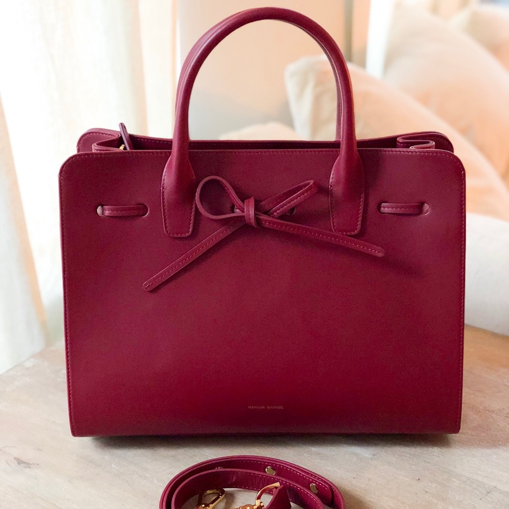 Mansur Gavriel Rococo Red Sun Bag